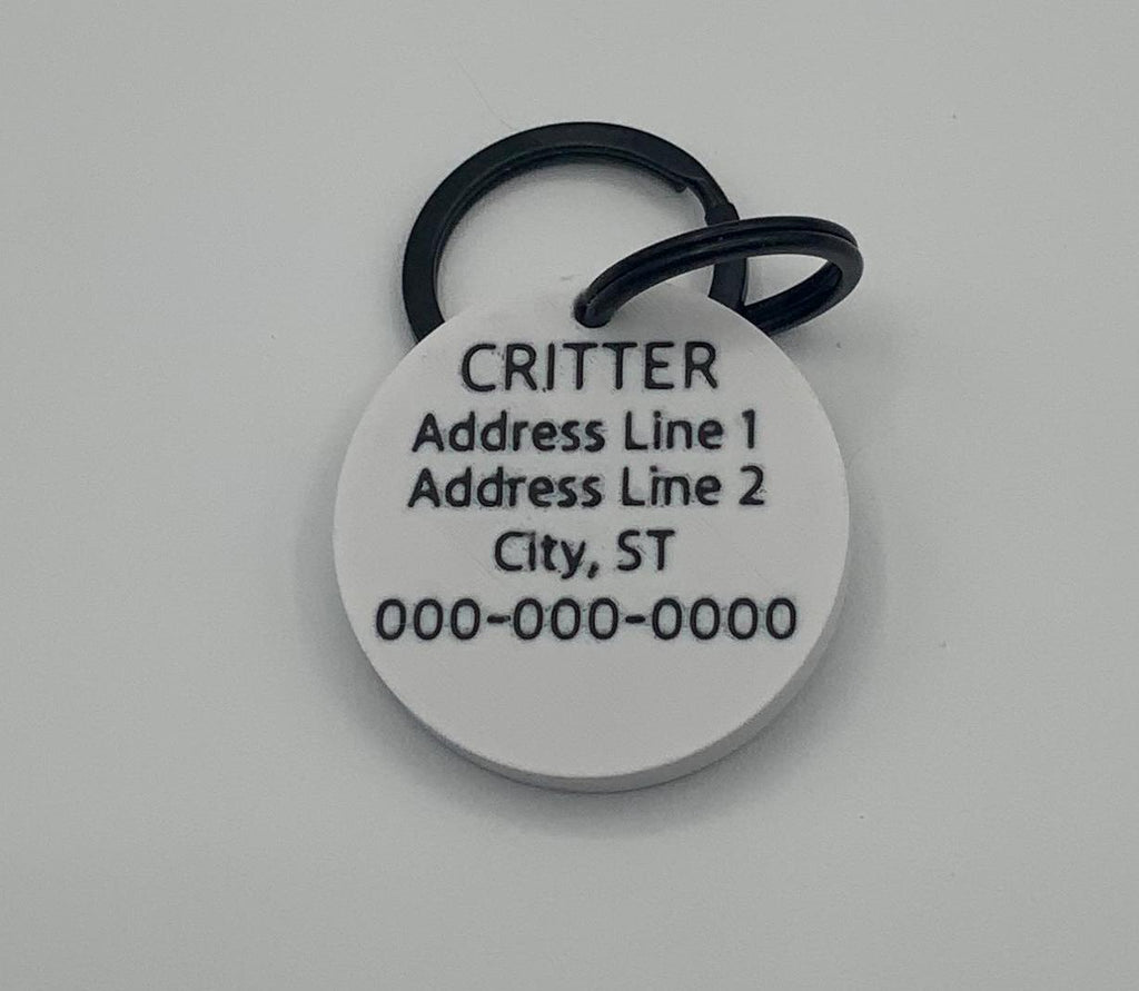 Personalized Zodiac Pet Tag: Custom Star Sign ID Tag