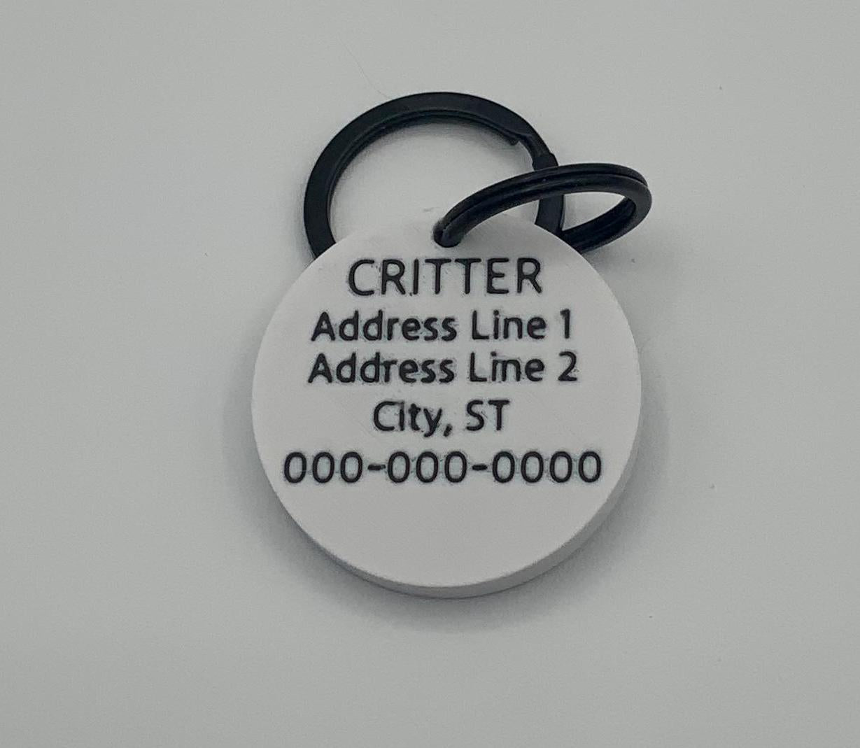 Personalized Zodiac Pet Tag: Custom Star Sign ID Tag