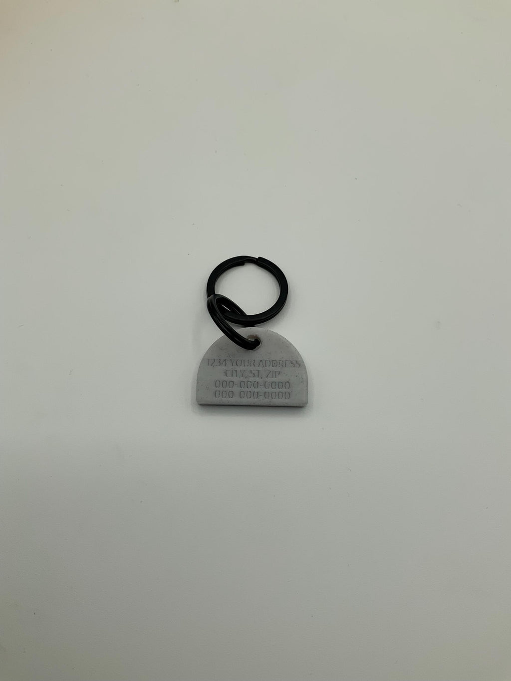 Personalized Stone Arch Pet Tag: Custom Cat & Dog ID
