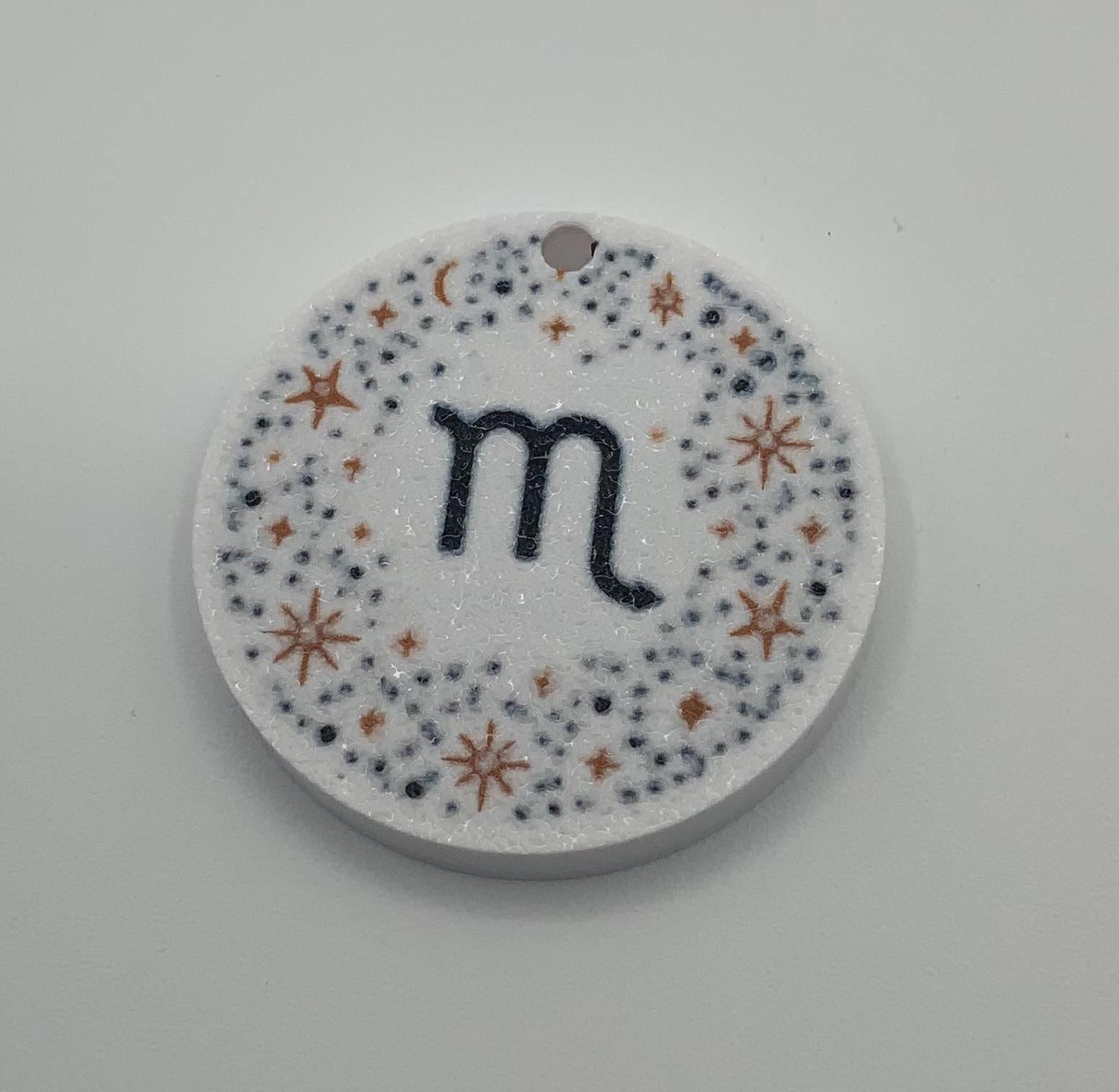 Personalized Zodiac Pet Tag: Custom Star Sign ID Tag