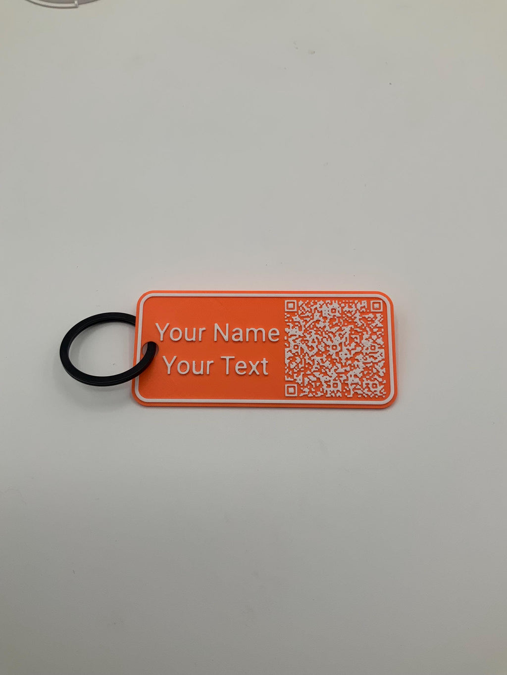 Custom 3D QR Code Keychain: Instant Contact Info Sharing