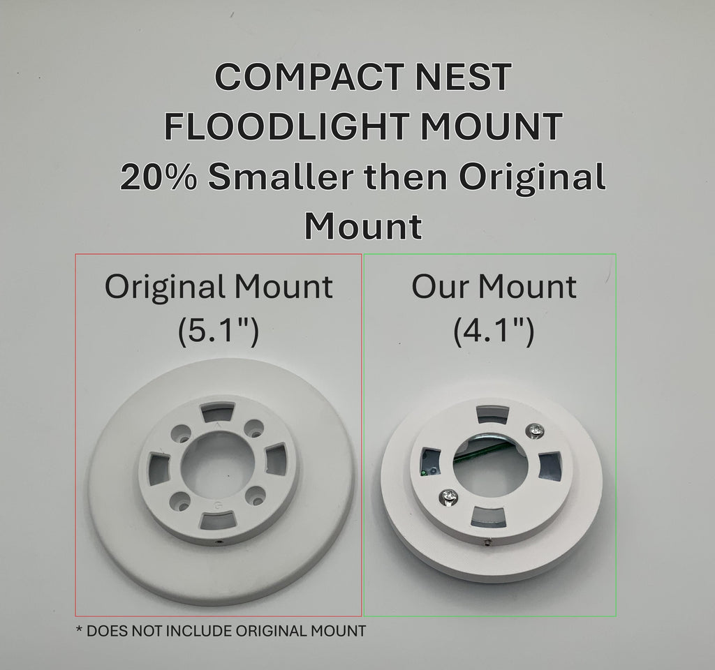 COMPACT Custom Nest Floodlight Camera Complete Mount Kit