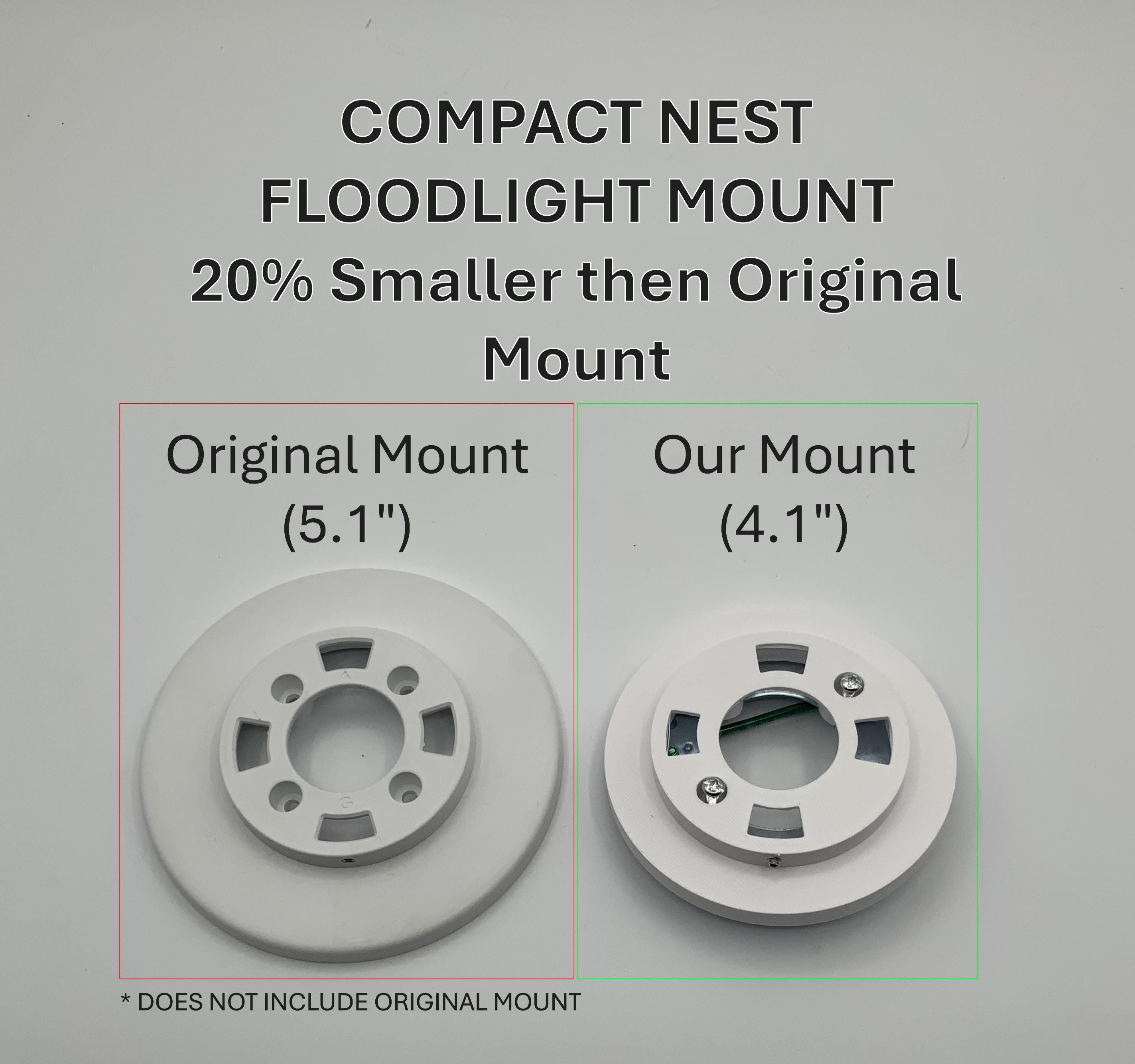 COMPACT Custom Nest Floodlight Camera Complete Mount Kit