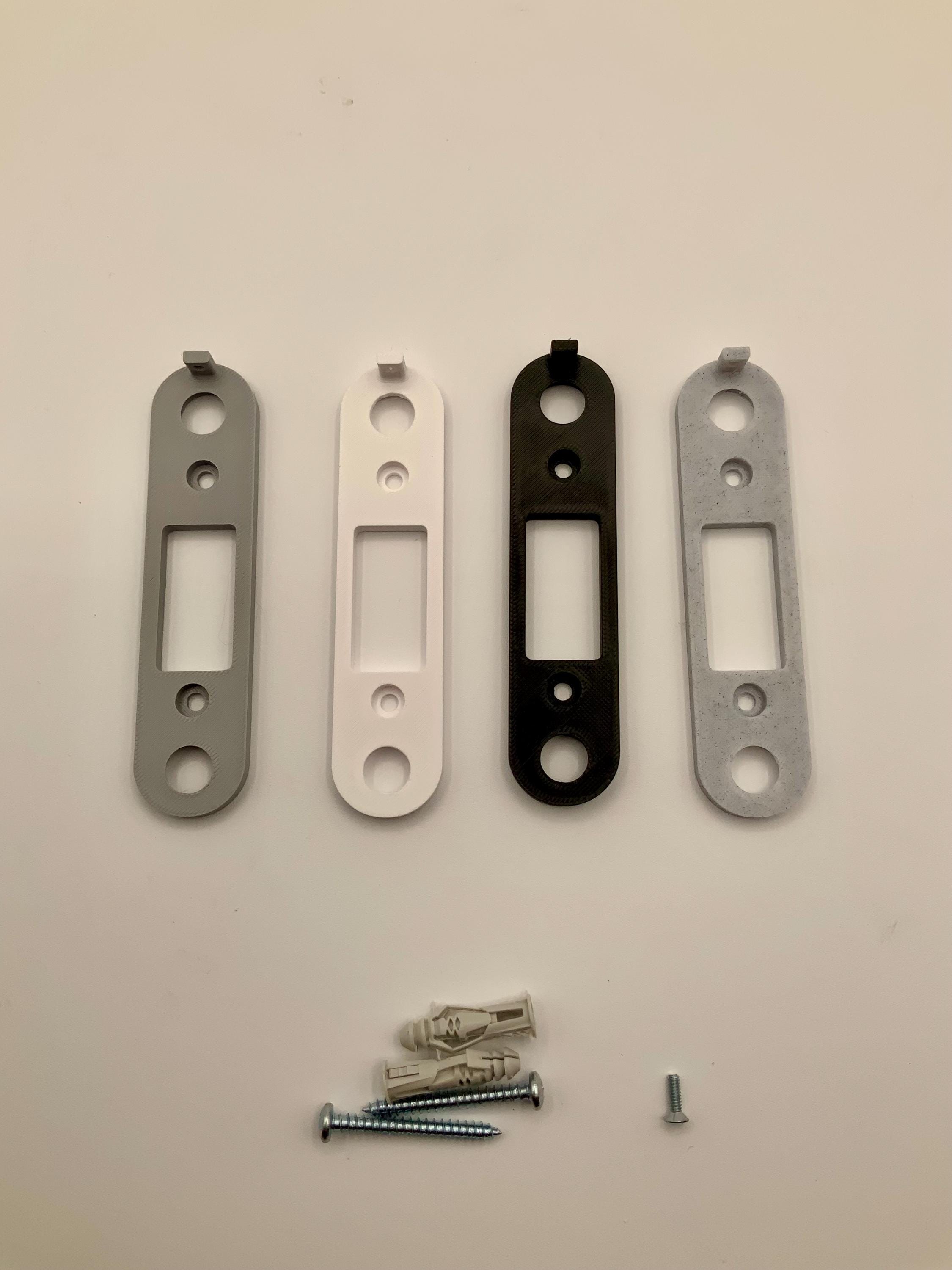 Nest Doorbell (2nd & 3rd Gen Wired) Replacement Mounting Plate - Multiple Colors