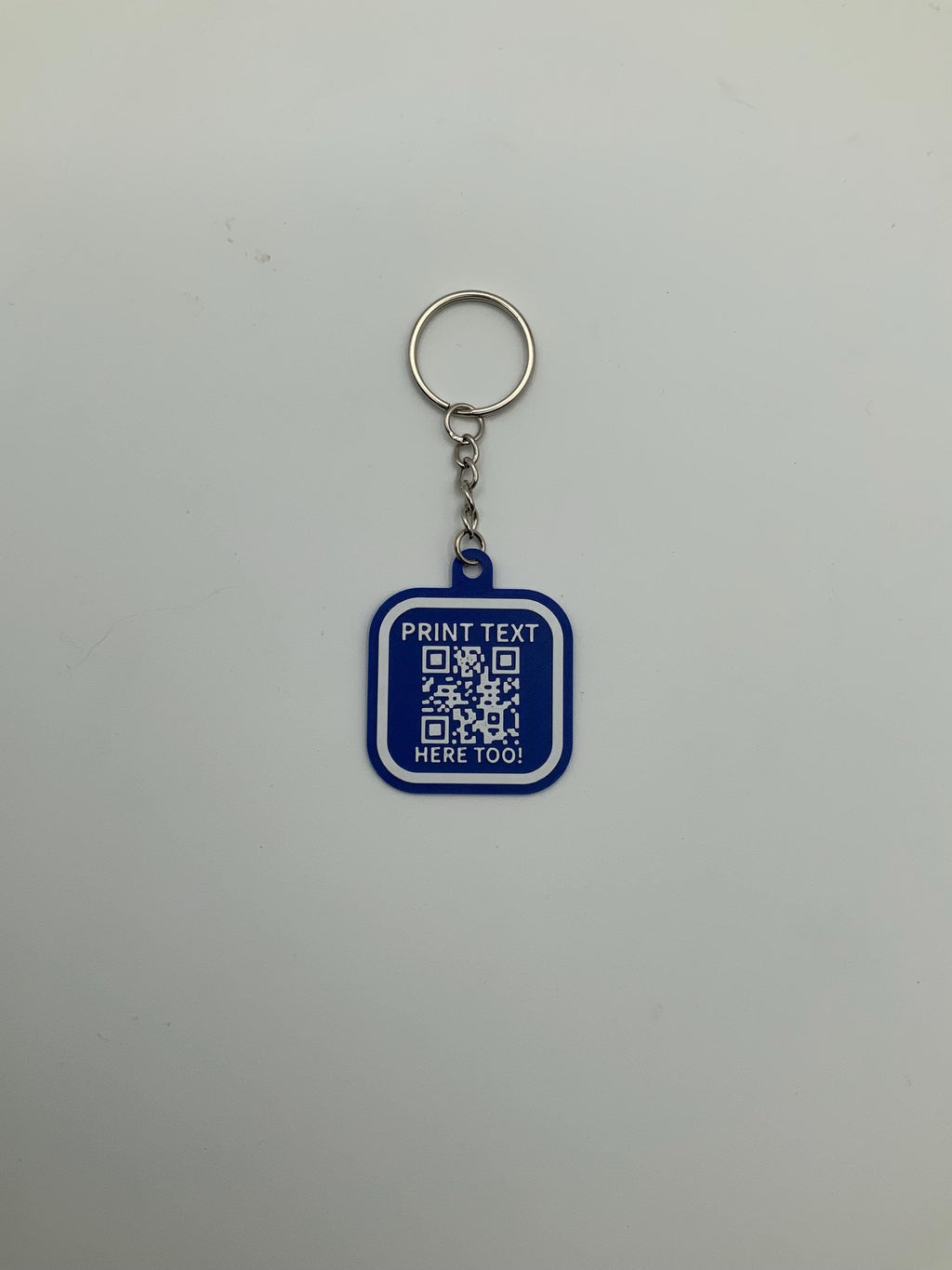 Custom 3D QR Code Tag Keychain – Scan to Share Contact Info