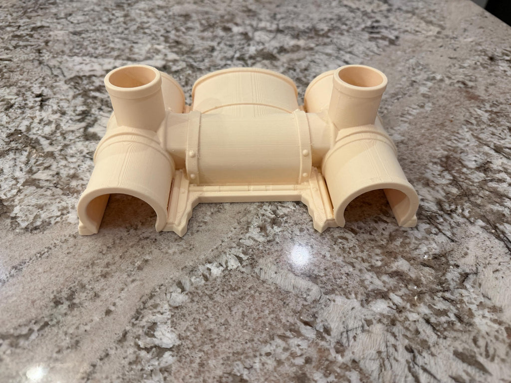 Burrow-View Snake Tunnel Hide | Press-to-Glass Front Openings | Open Bottom for Easy Access | Terrarium Enrichment