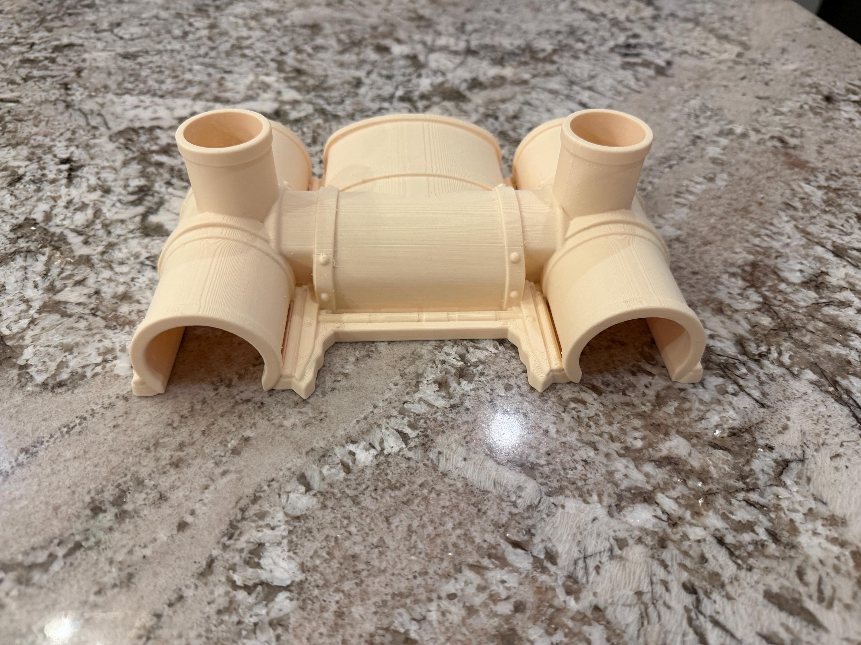 Burrow-View Snake Tunnel Hide | Press-to-Glass Front Openings | Open Bottom for Easy Access | Terrarium Enrichment