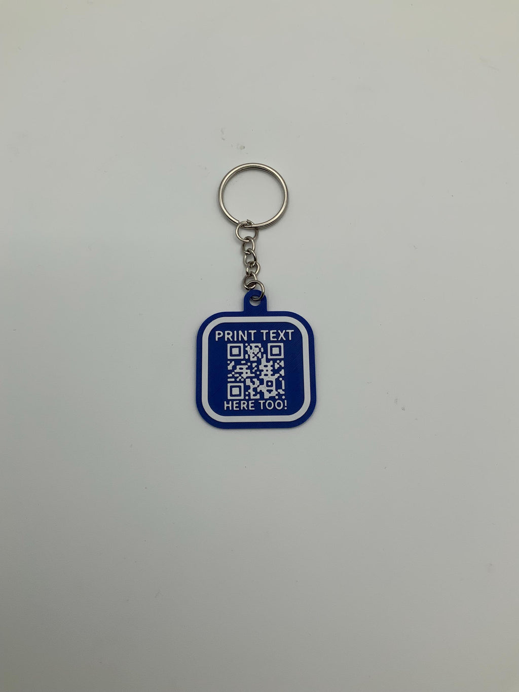 Custom 3D QR Code Tag Keychain – Scan to Share Contact Info