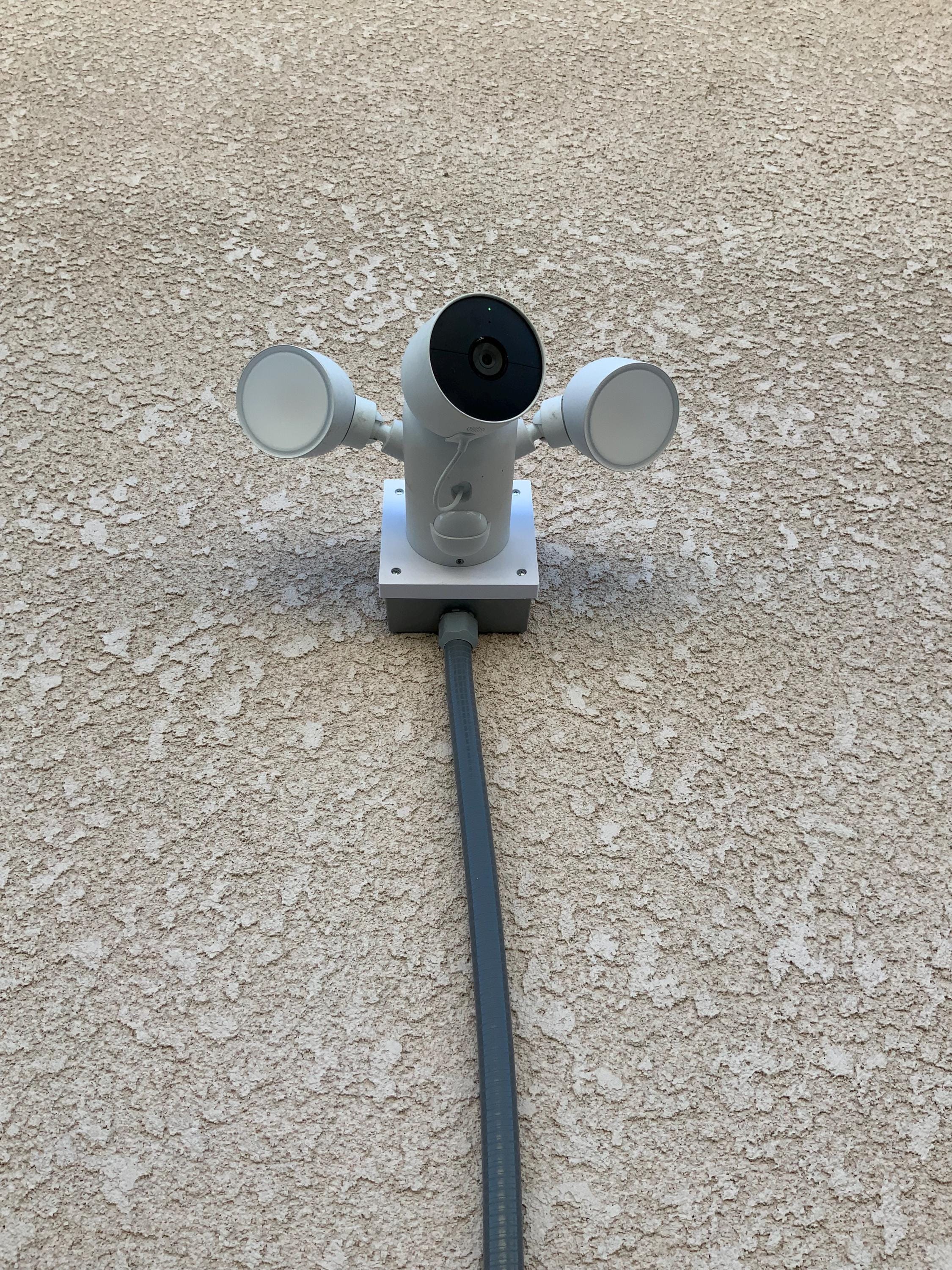 Nest Floodlight Double Gang Electrical Box Mount