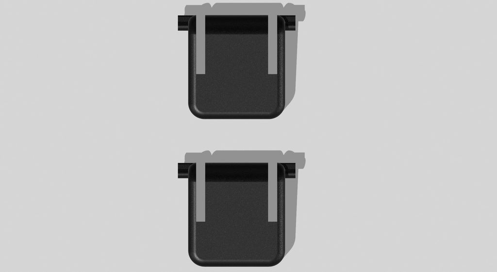 SteelSeries Apex 5 Keyboard Replacement Feet: Durable PETG Plastic (2 Legs)