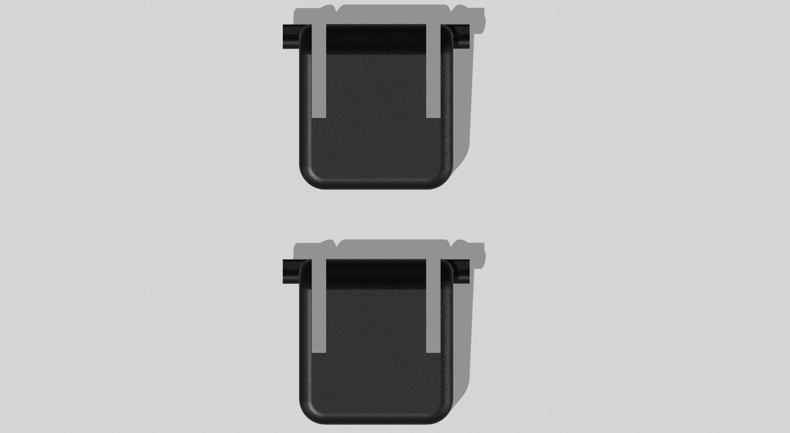 SteelSeries Apex 5 Keyboard Replacement Feet: Durable PETG Plastic (2 Legs)